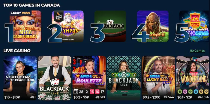 NorthStar Bets games
